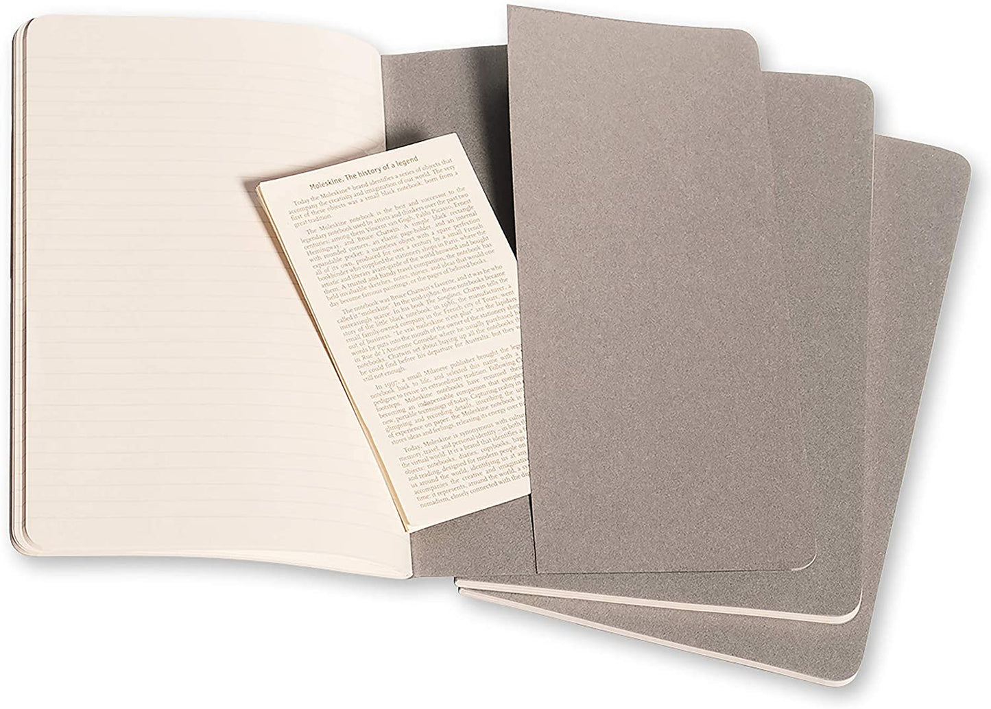 Moleskine Cahiers Journal - Set of 3 - Cardboard Cover