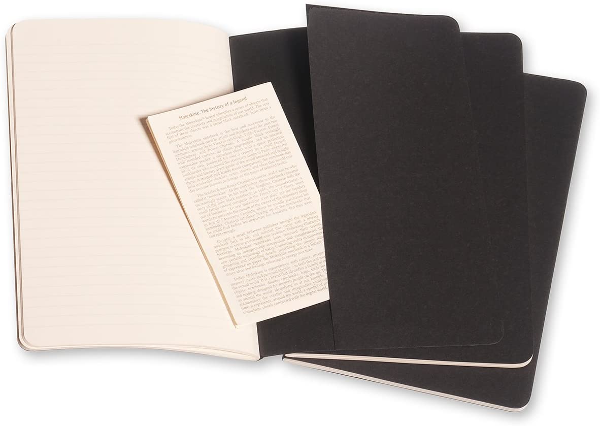 Moleskine Cahiers Journal - Set of 3 - Cardboard Cover