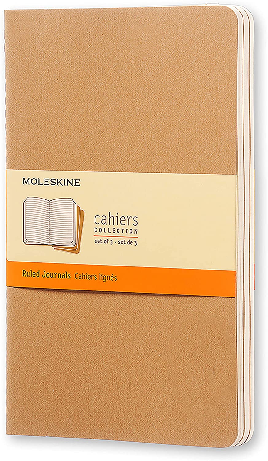 Moleskine Cahiers Journal - Set of 3 - Cardboard Cover