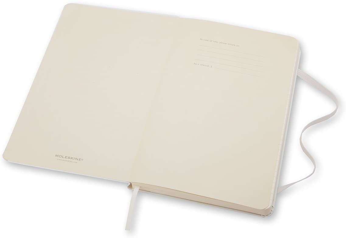 Inside look at the Moleskine Classic Notebook White 