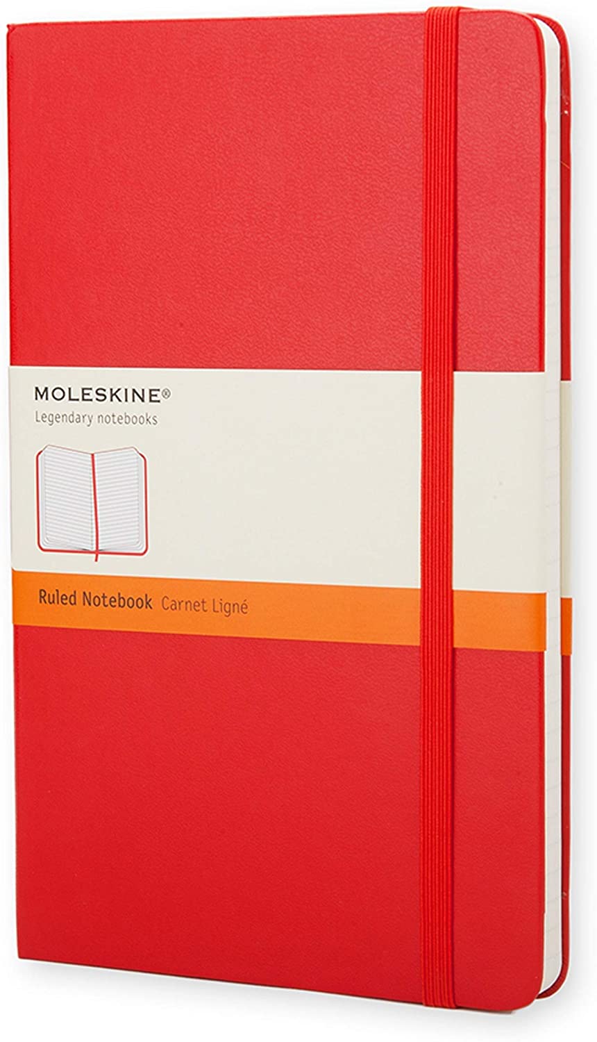 Moleskine Classic Notebook Red available for online shopping in Pakistan at Chapters Bookstore