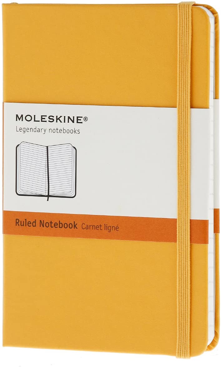 Moleskine Classic Notebook Orange Yellow available for online shopping in Pakistan at Chapters Bookstore