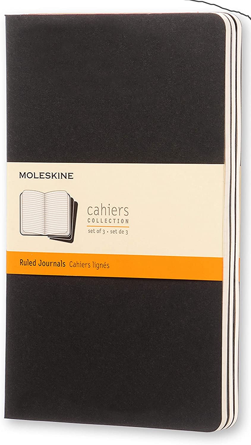 Moleskine Cahiers Journal - Set of 3 - Cardboard Cover