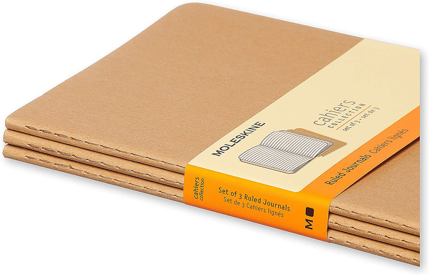 Moleskine Cahiers Journal - Set of 3 - Cardboard Cover