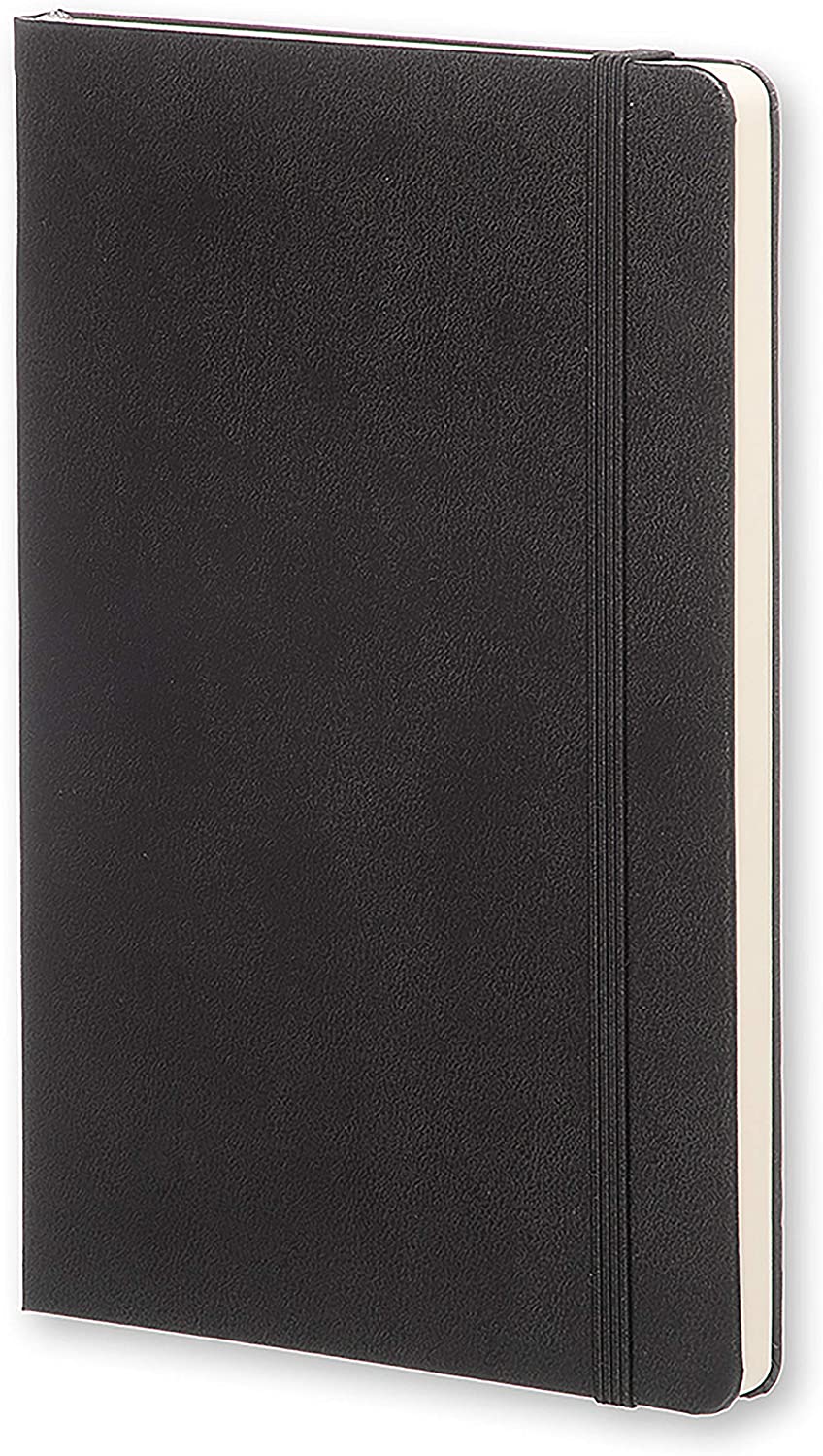 Leather Moleskine notebook with strap