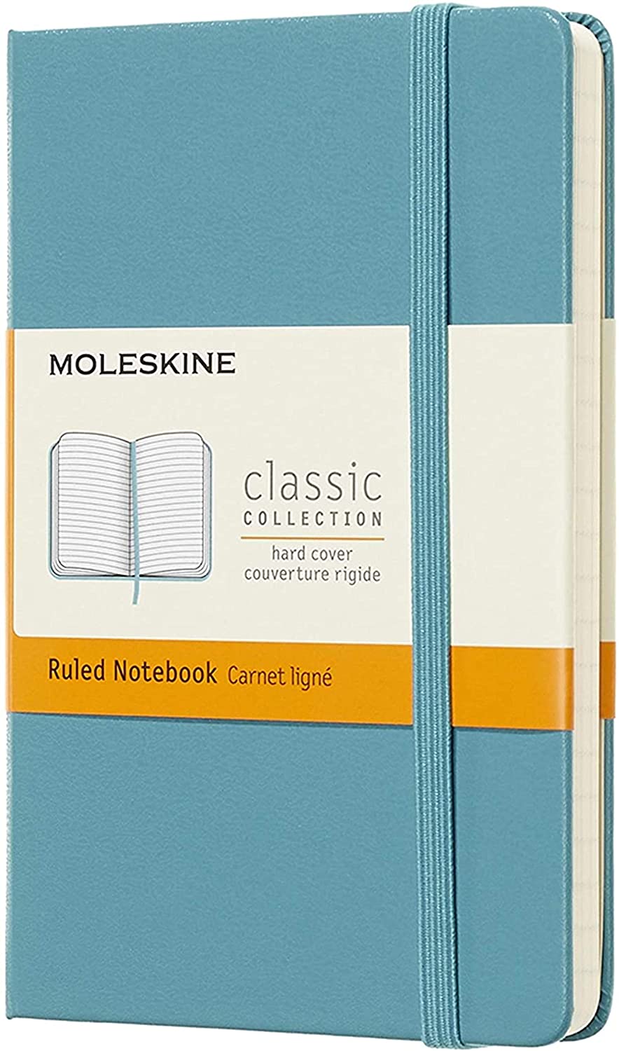 Ruled Moleskine Classic Notebook Reef Blue for sale in Pakistan at Chapters 