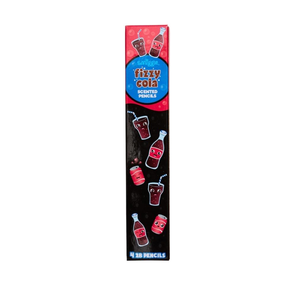 Smiggle Fizzy Cola Scented Pencil Pack X 4