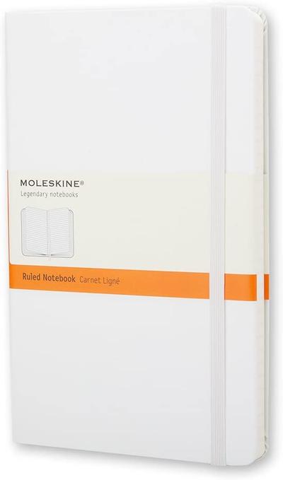 Moleskine Classic Notebook White available for online shopping in Pakistan at Chapters Bookstore